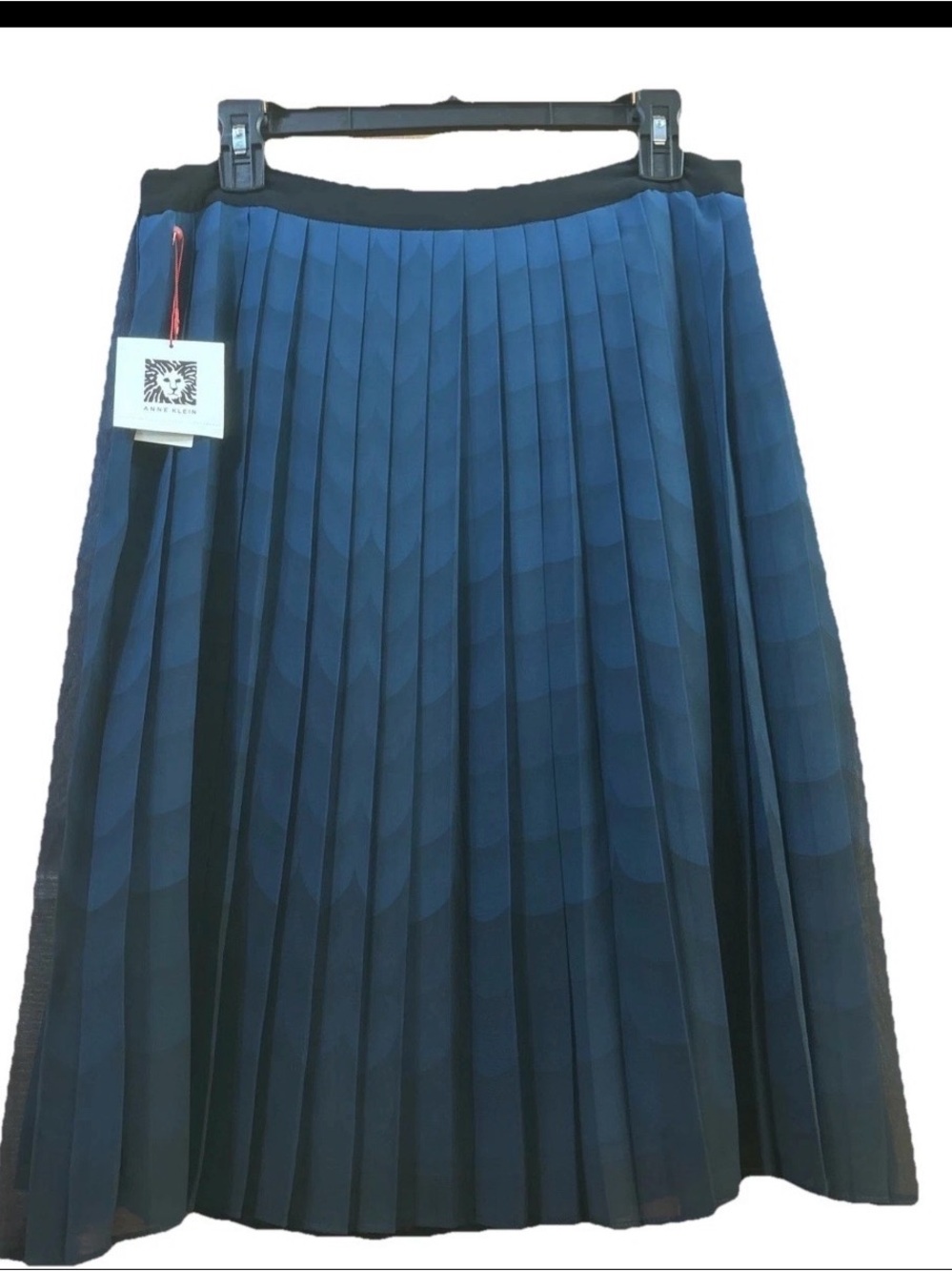 NWT Anne Klein Sz 8 Ombré
Print Skirt Lined Pleated